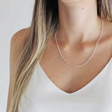 COLAR ELOS CORAÇÕES 50CM